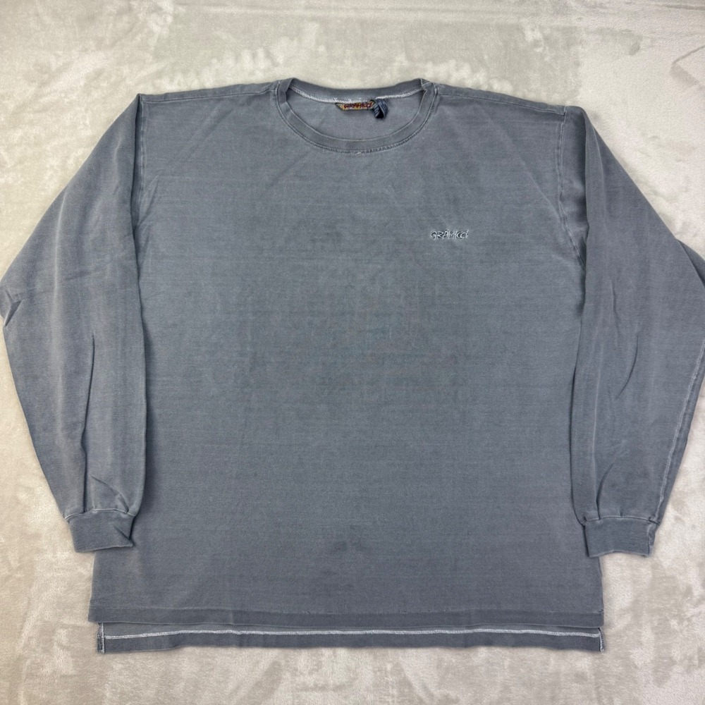 Gramicci Shirt Mens XL Gray Relaxed Long Sleeve Vintage 90s Gorpcore USA Made